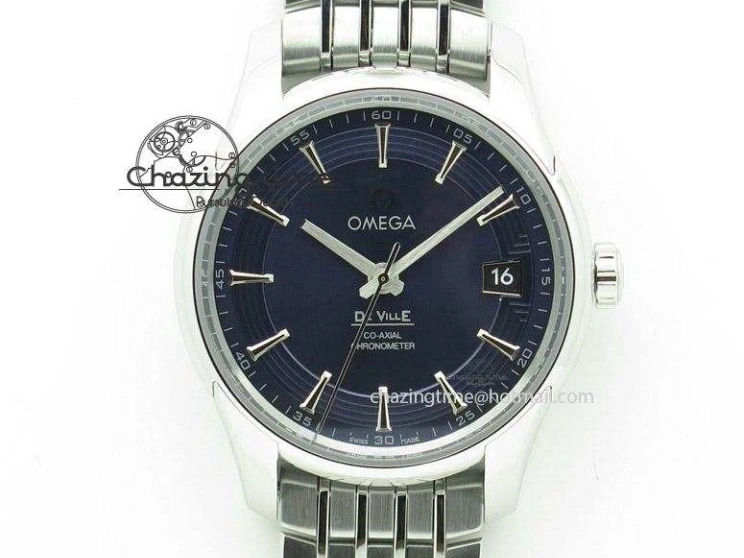 0319 Unisex Planet Ocean Master Chrono 45mm SS OM 1:1 Best Edition Black Dial On Black Rubber Strap A 8171